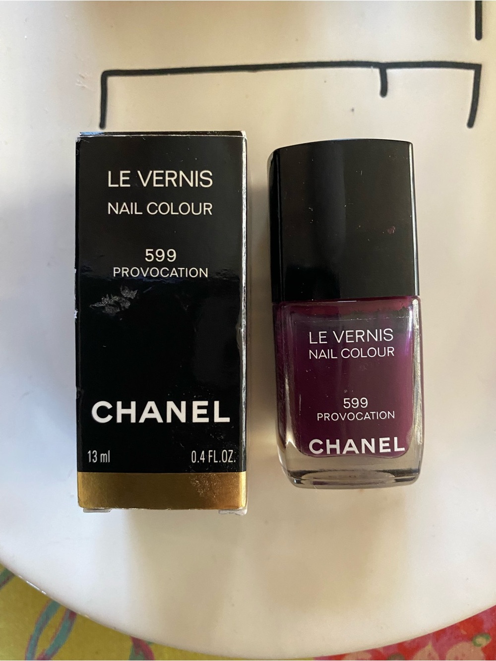 CHANEL Le Vernis 599 Provocation - Deep Plum Nail Polish